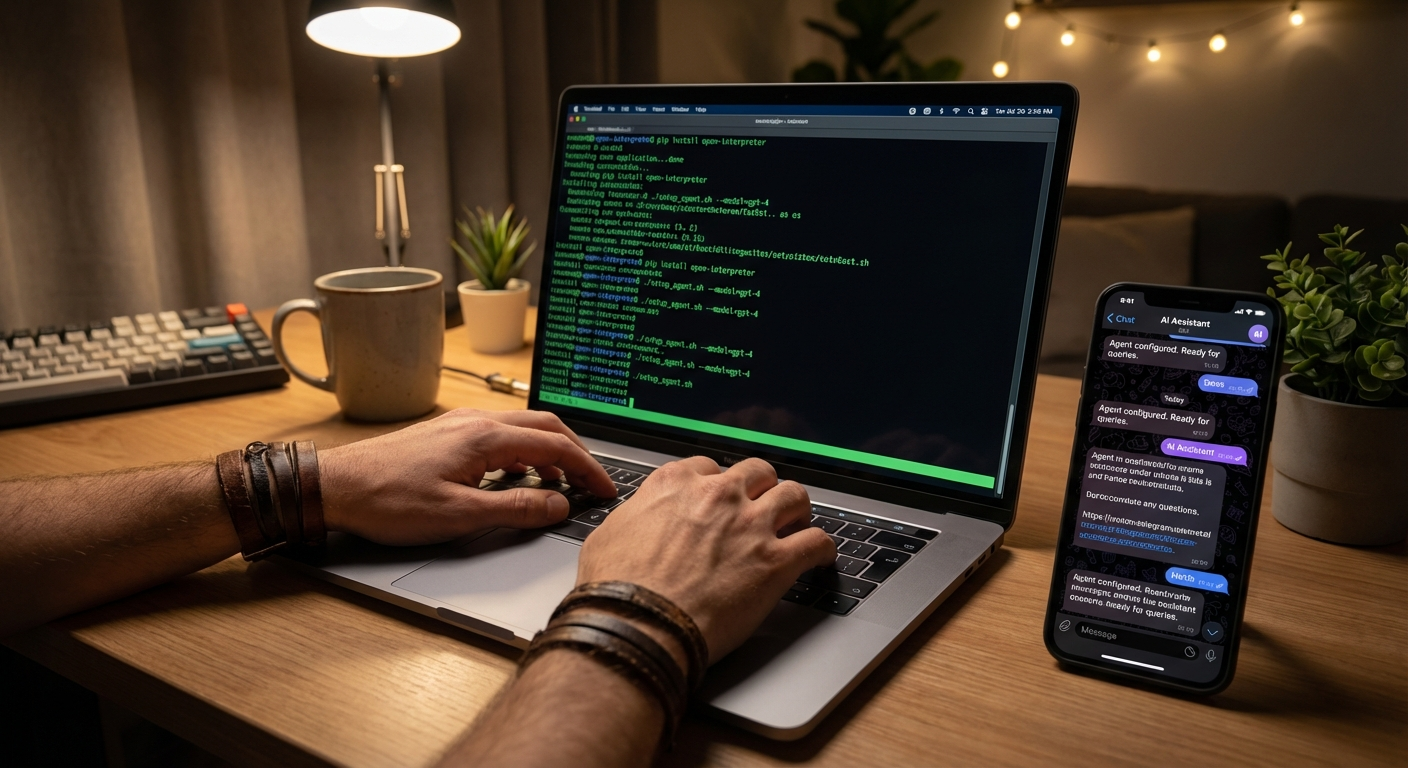Setting up OpenClaw AI agent on laptop